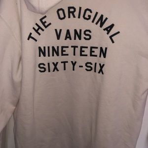 Vans White Hoodie *soft*